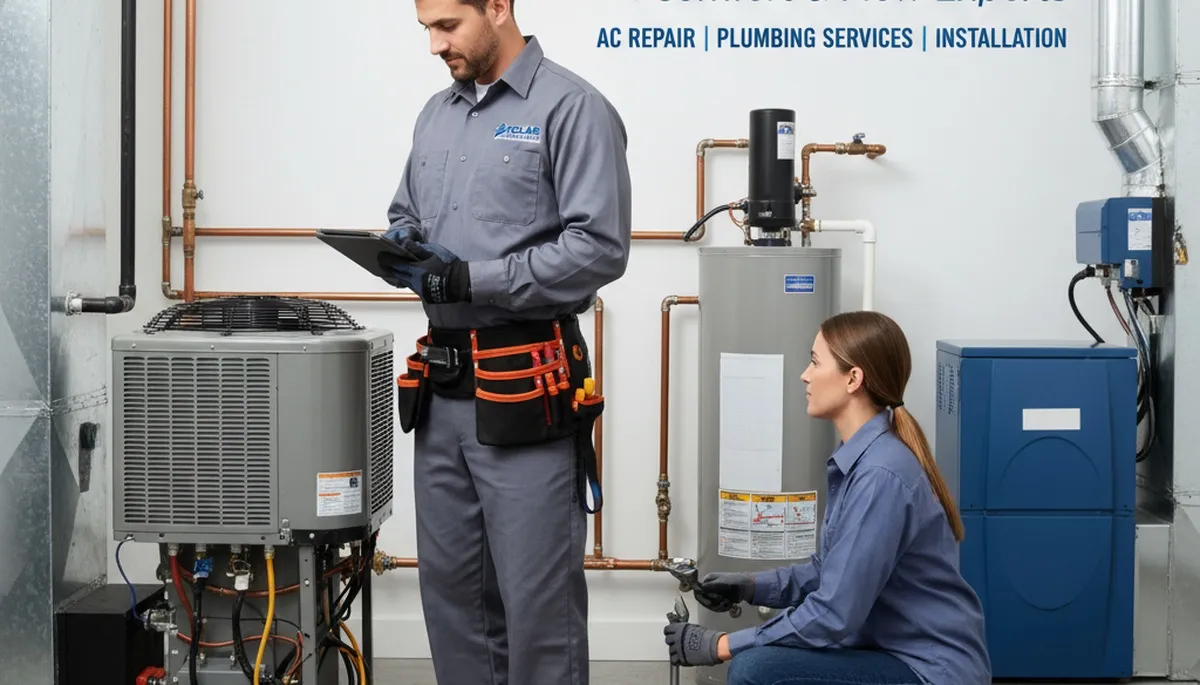 Houston TX plumber fixing water heater for Five Star Cooling plumbing service